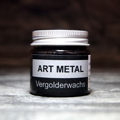 Art Metal Vergolderwachs Schwarz 50 ml